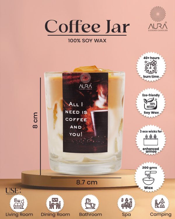 Classy Transparent Glass Container Candles with Dust Cover - Image 3